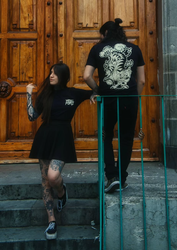 RebelForge X Minos — Playera Negra Mod.1