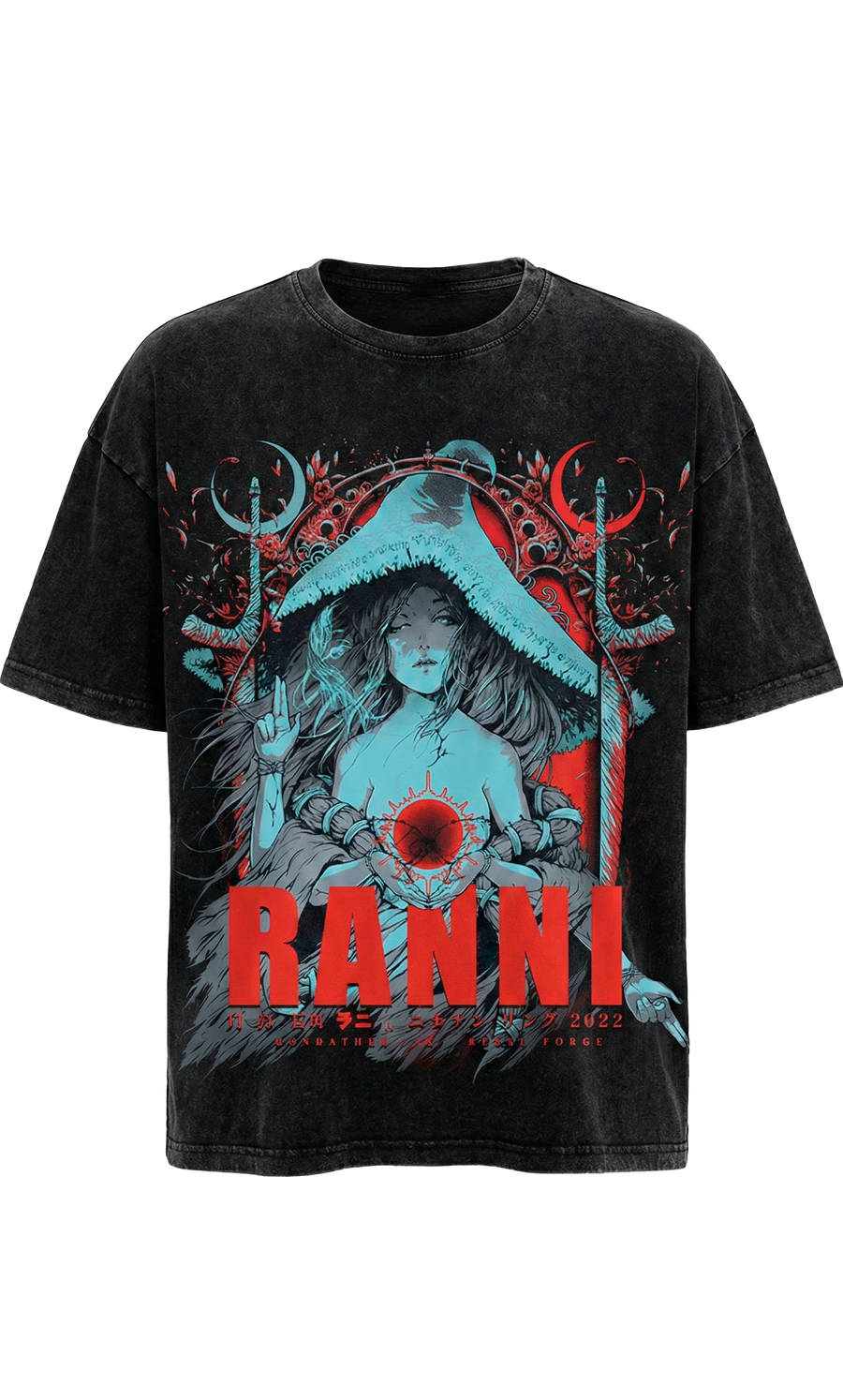 Rebel Forge x Sunbather — Playera Oversize Mineral Wash