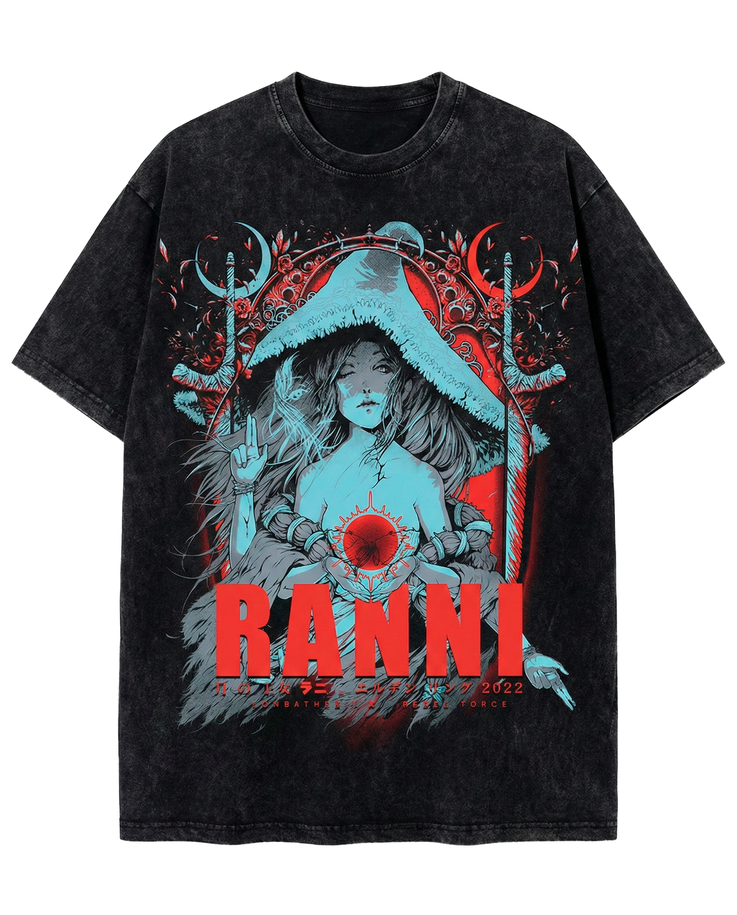 Rebel Forge x Sunbather — Playera Oversize Mineral Wash